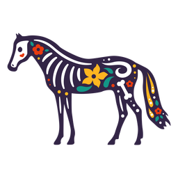 Otomi crânio de cavalo Desenho PNG