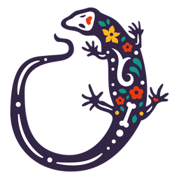 Lizard skull otomi PNG Design