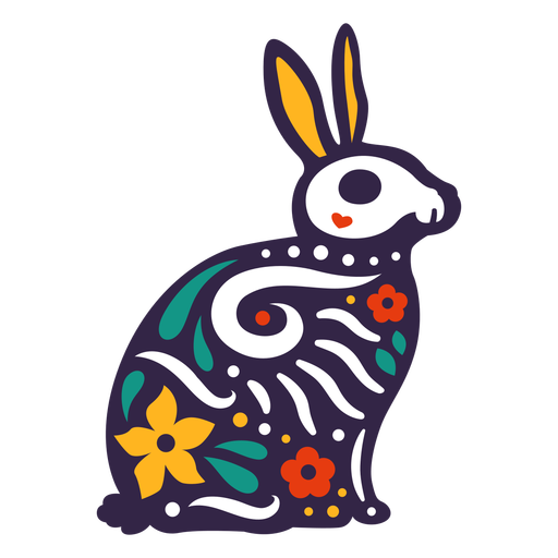 Kaninchenschädel otomi PNG-Design