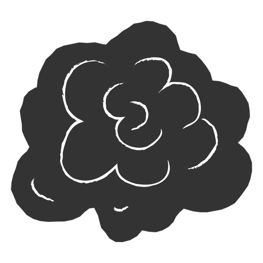 Small flower cut out PNG Design