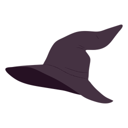 Ilustração de chapéu de bruxa de halloween