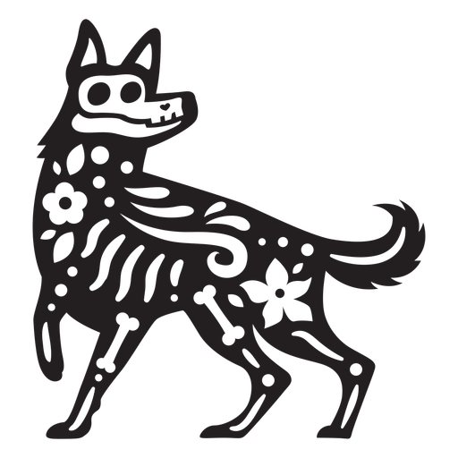 Wolfsschädel ausgeschnitten PNG-Design