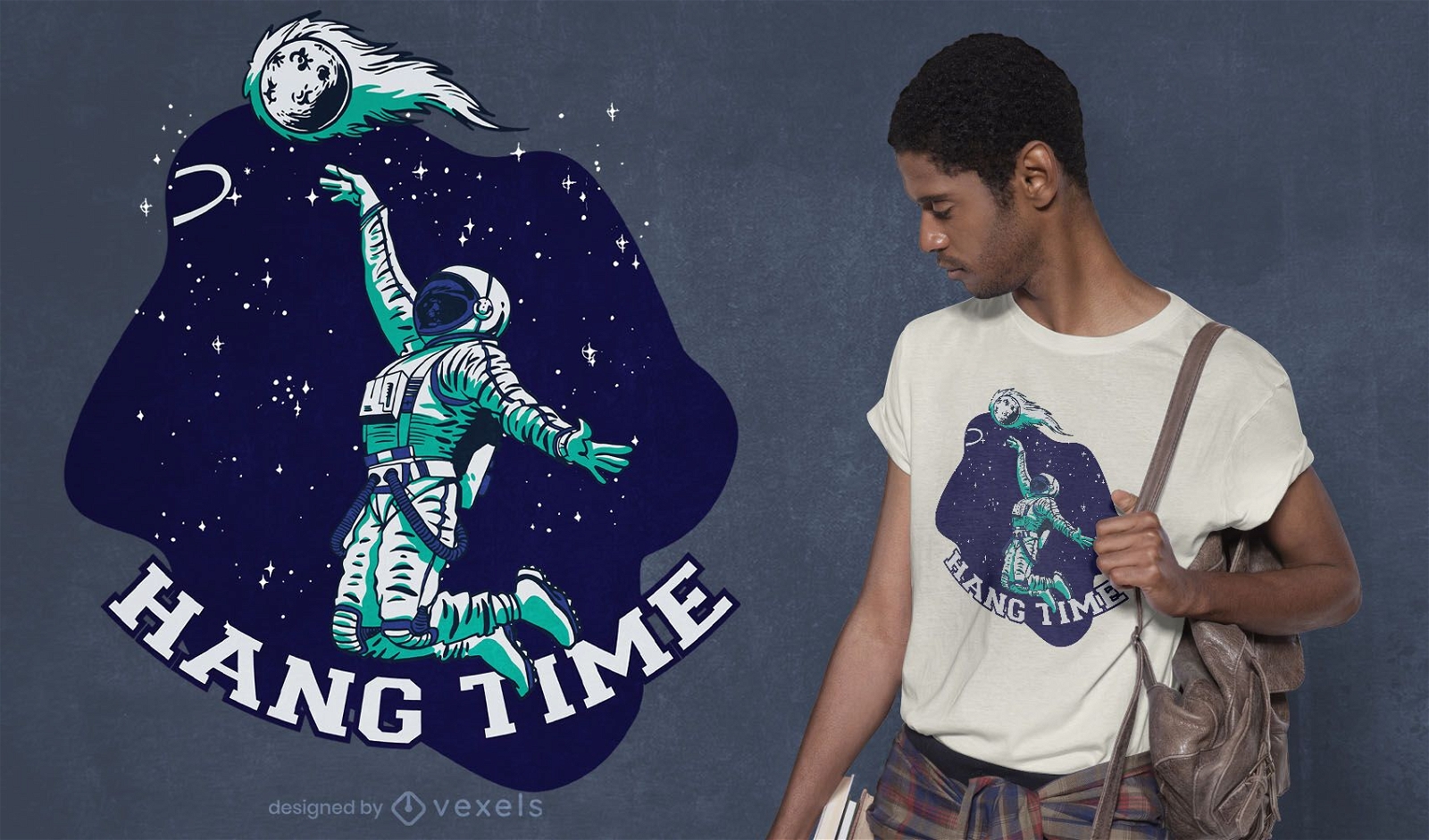 Diseño de camiseta Hang Time