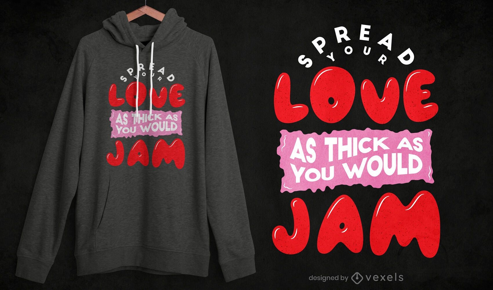 Spread your love t-shirt design
