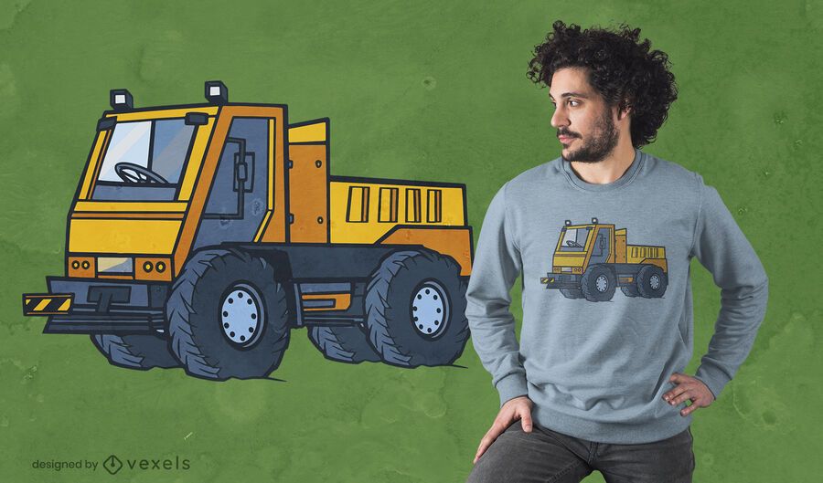 Equipment transporter t-shirt design Equipment transporter t-shirt design