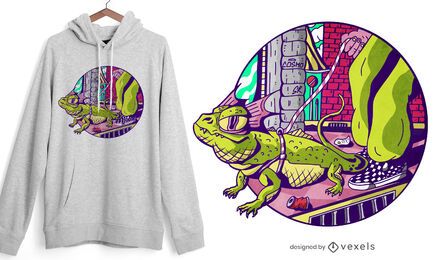 Design fixe de t-shirt lagarto Design fixe de t-shirt lagarto