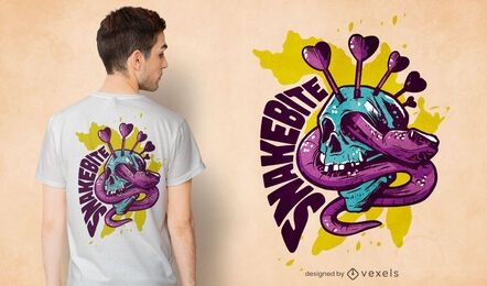 Dart snake t-shirt design