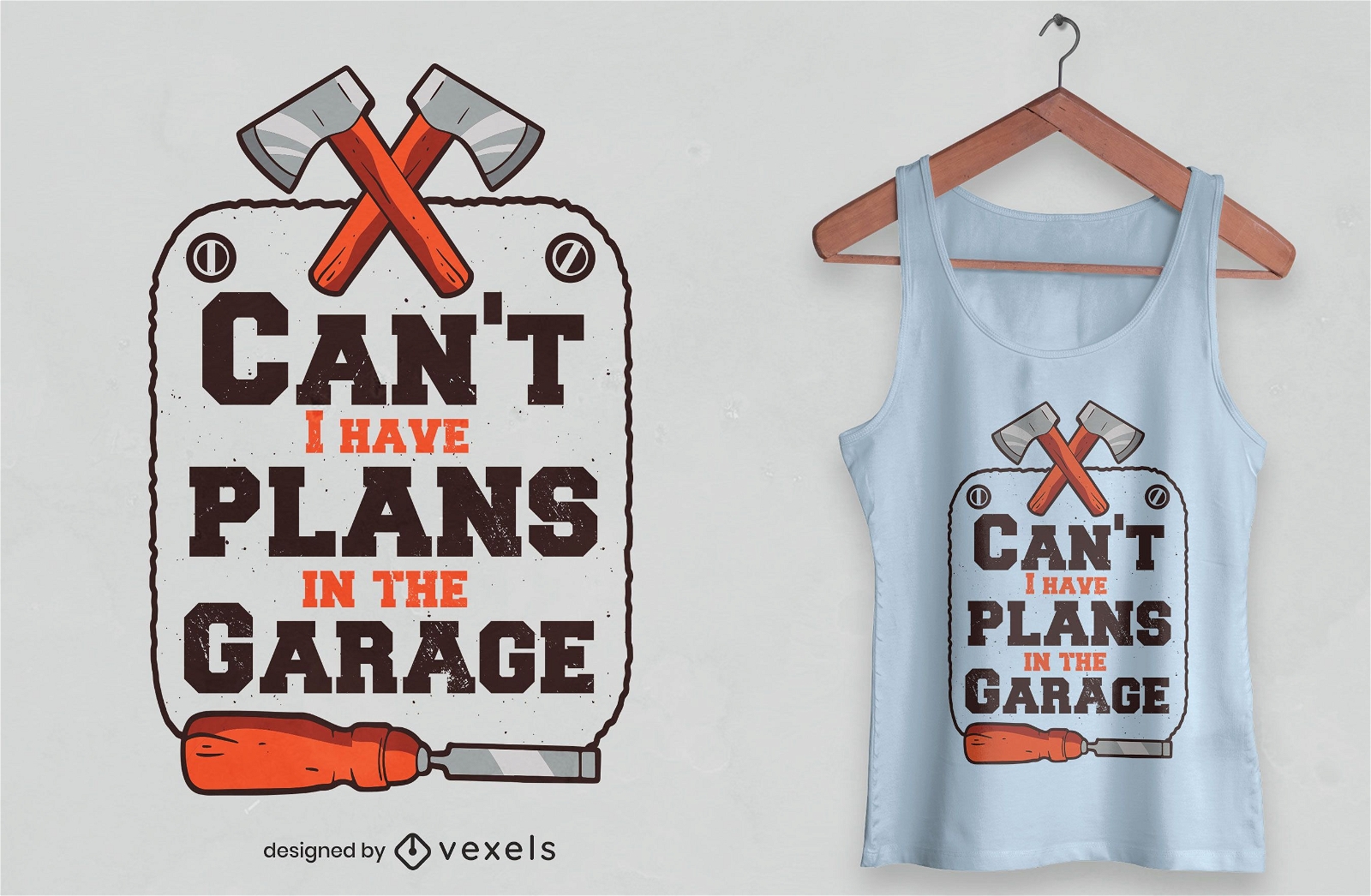 Garage Pl?ne zitieren T-Shirt Design