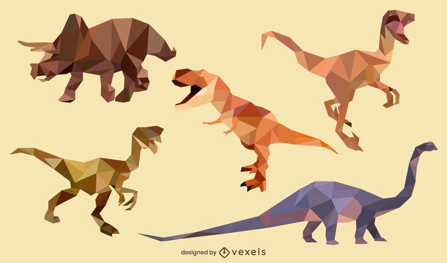 Dinosaur polygonal set Dinosaur polygonal set