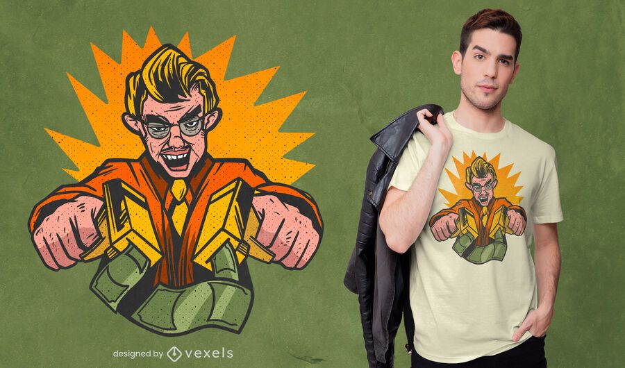 Diseño de camiseta Shooting Money Gun. Diseño de camiseta Shooting Money Gun.