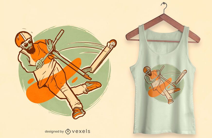 Scooter freestyle t-shirt design Scooter freestyle t-shirt design