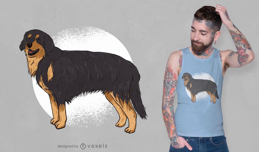 Hovawart T-Shirt Design Hovawart T-Shirt Design