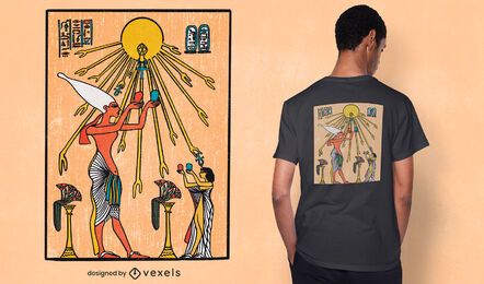 Aten egypt t-shirt design Aten egypt t-shirt design