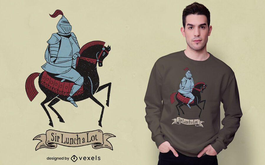 Sir lunch mucho diseño de camiseta Sir lunch mucho diseño de camiseta