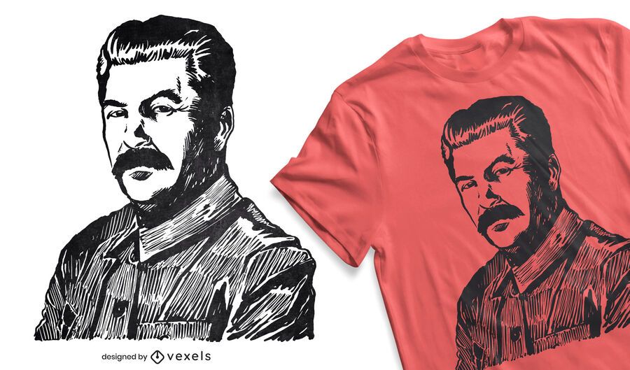 Design de camiseta Stalin Design de camiseta Stalin
