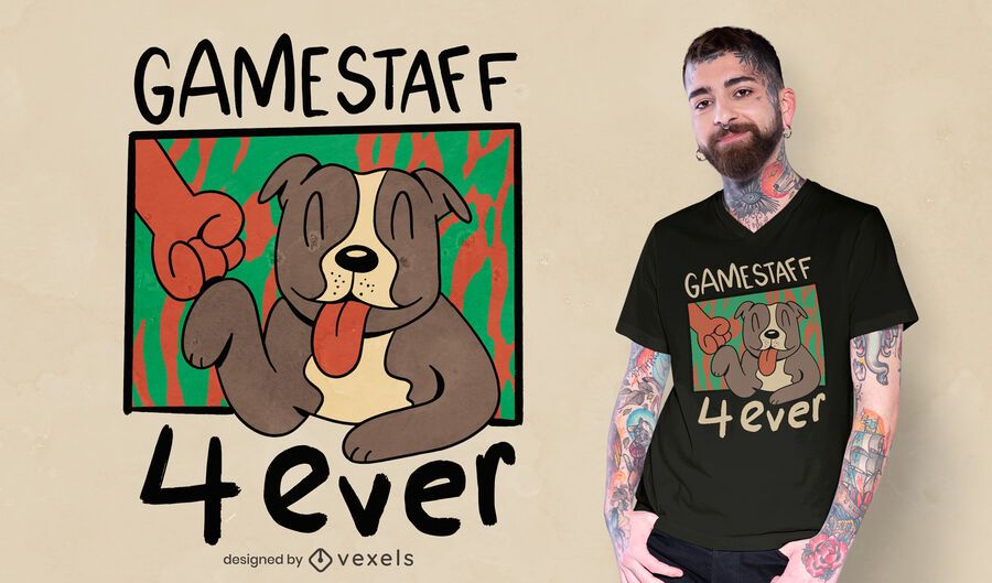 Diseño de camiseta Gamestaff Bull Terriers Diseño de camiseta Gamestaff Bull Terriers