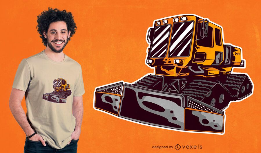 Snowplow t-shirt design Snowplow t-shirt design