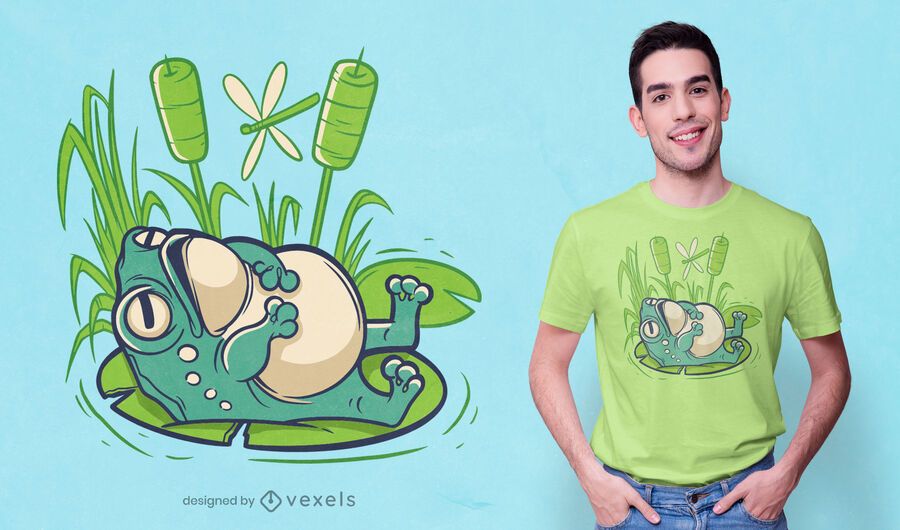 Chill frog t-shirt design Chill frog t-shirt design
