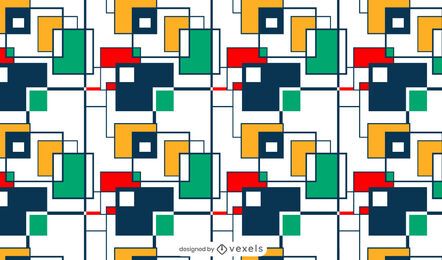 Colorful squares pattern design Colorful squares pattern design