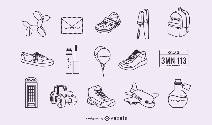 Misc stroke objects set Misc stroke objects set