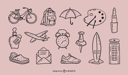 Misc doodle set Misc doodle set