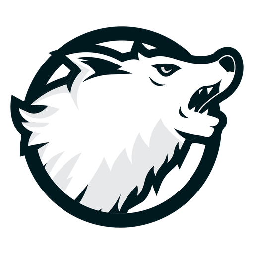 Download Angry Wolf Circle Logo Transparent Png Svg Vector File