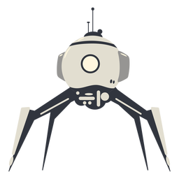 Arachnid type robot character PNG Design Transparent PNG