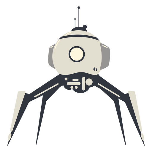 Robotercharakter vom Typ Spinnentier PNG-Design