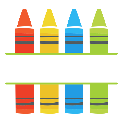 Crayones split icono
