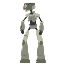 Cyclope robot character PNG Design