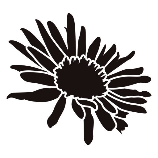 Daisy flower stencil PNG Design