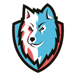 Logotipo da Duotone wolf Desenho PNG