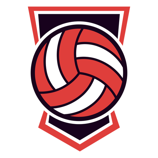 Logotipo de pelota de balonmano Diseño PNG