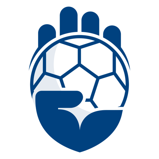 Handball hand logo PNG Design