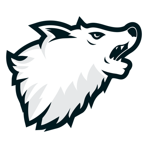 Download Howling wolf side logo - Transparent PNG & SVG vector file