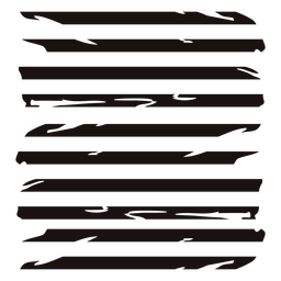 Trazo de composición de líneas interrumpidas Diseño PNG