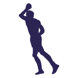 Silhueta de ataque de kickboxing Desenho PNG