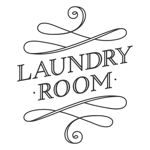 Download Laundry Room Vintage Label Transparent Png Svg Vector File