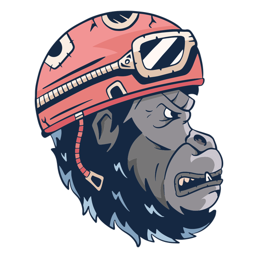Mittlere Gorilla-Illustration PNG-Design