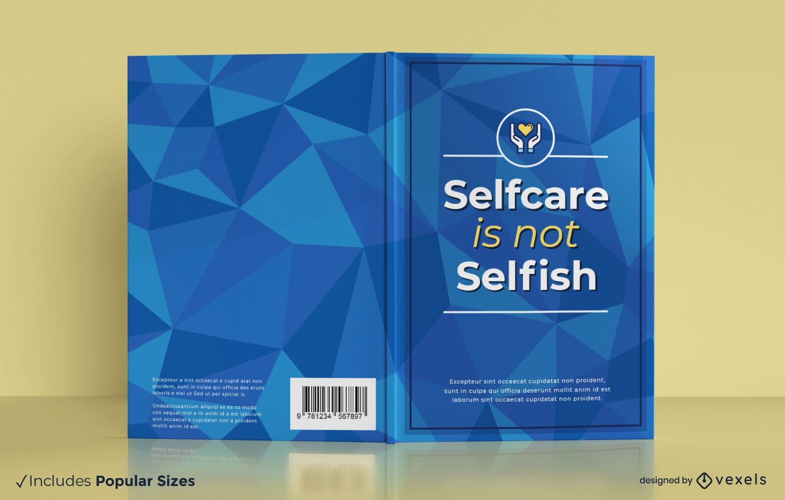 Selfcare book cover design