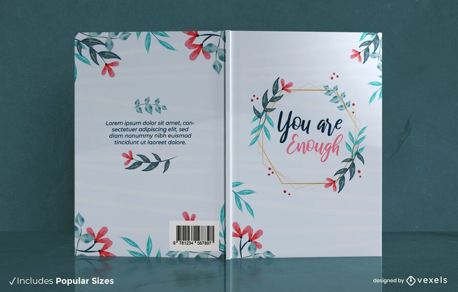 Você é o suficiente design de capa de livro Você é o suficiente design de capa de livro