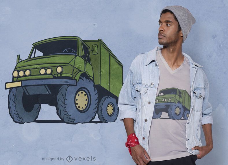 Big truck t-shirt design Big truck t-shirt design