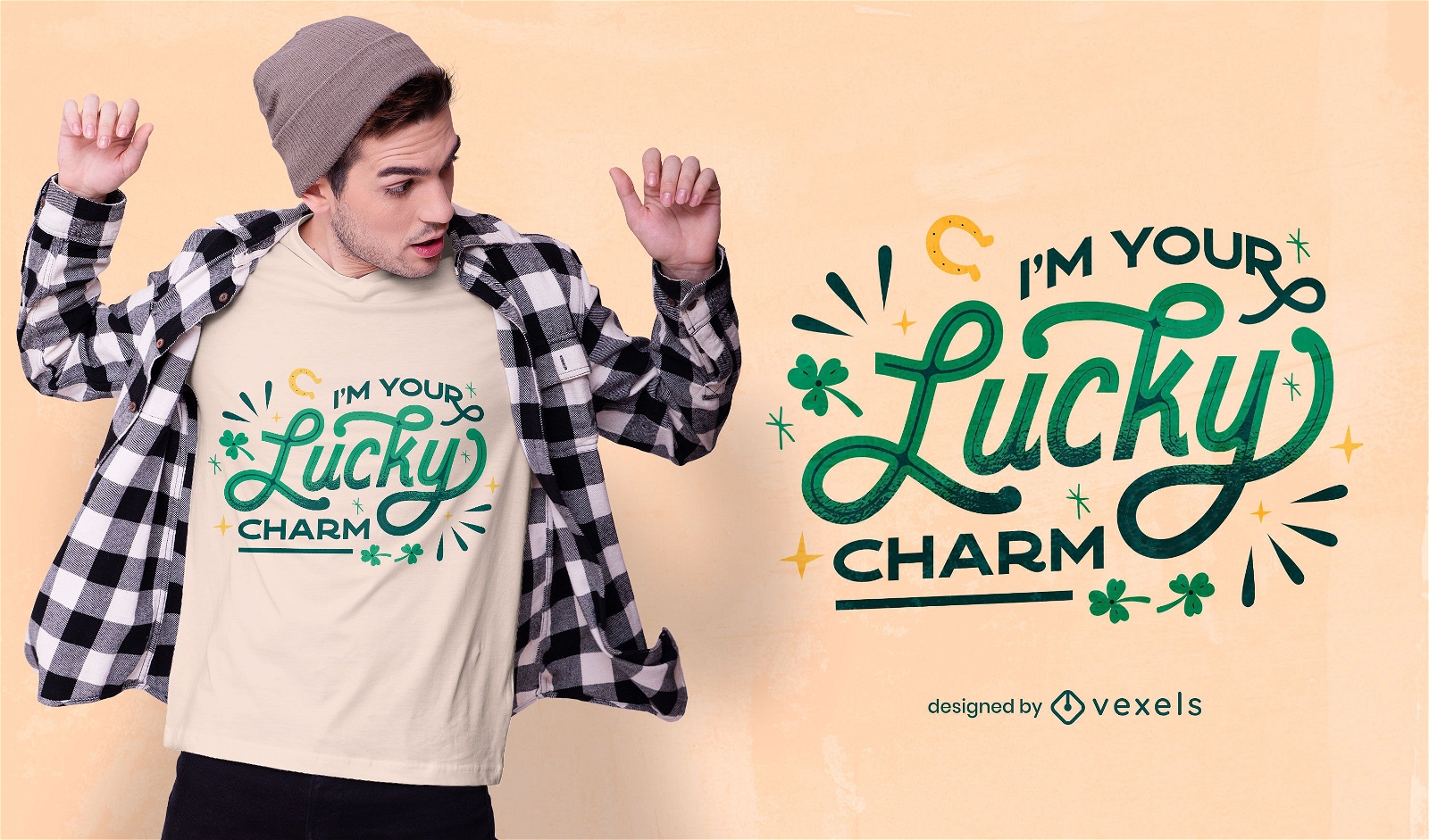 Your lucky charm t-shirt design