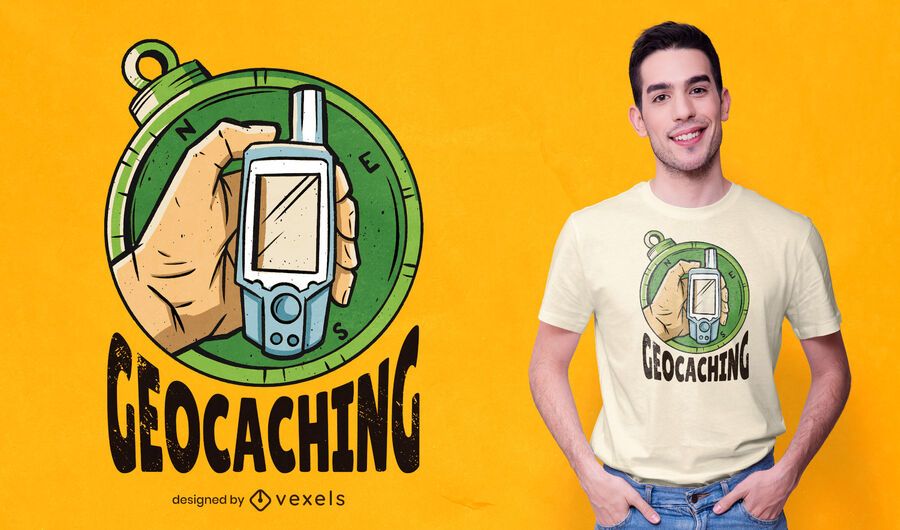 Diseño de camiseta geocaching Diseño de camiseta geocaching