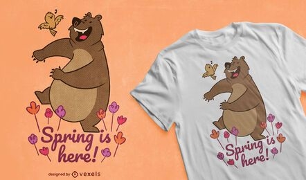 Spring is here t-shirt design
