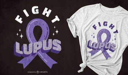 Fight lupus t-shirt design