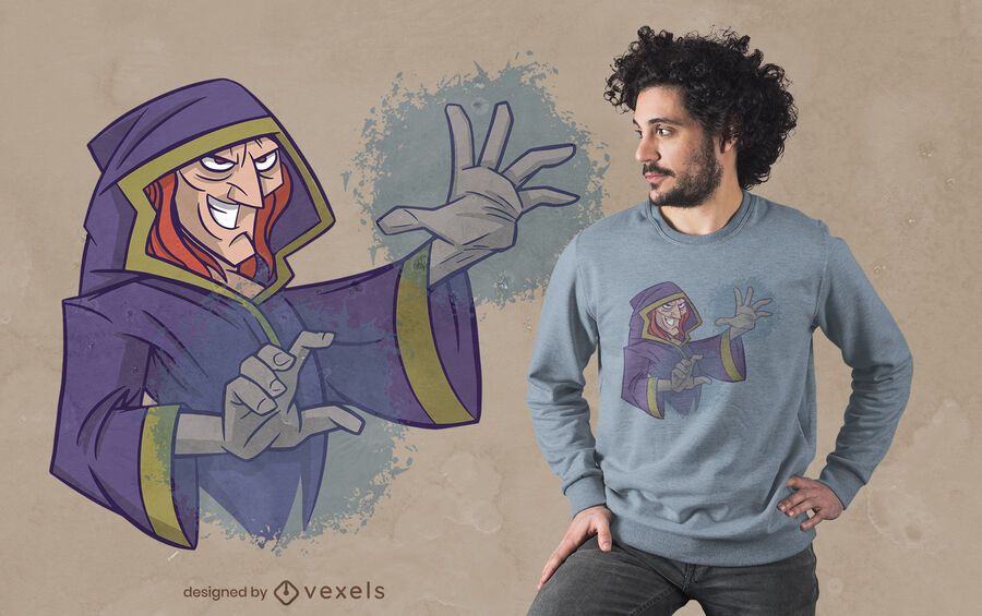 Diseño de camiseta mago mágico Diseño de camiseta mago mágico