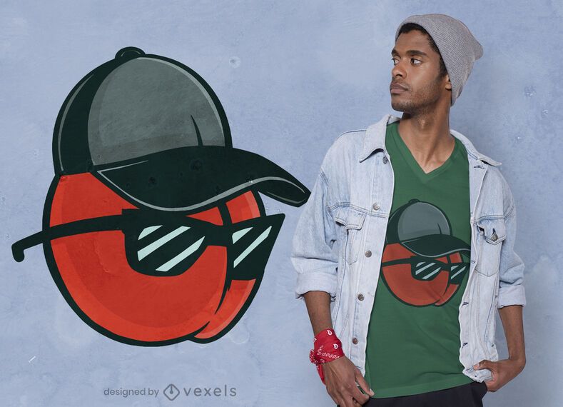 Cherry cap t-shirt design Cherry cap t-shirt design