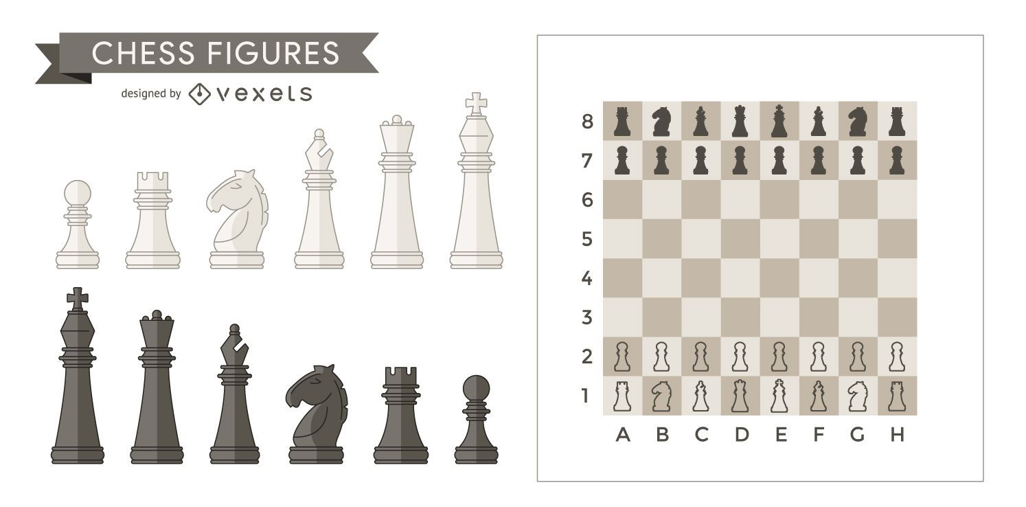 Premium Vector  Chess pieces vector 5