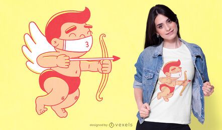 Face mask cupid t-shirt design Face mask cupid t-shirt design